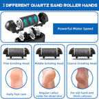 Lima Electrica Pies Durezas, Lima elétrica pies con LED y 3 Cabezales de Recambio Foot File 2 Velocidades, Pedicura Profesional Pies Kit para Pies Callos Pies Eliminar
