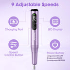 Electric Nail File, Cordless Nail Drill, Pedicure Sets for Feet, Nail Drill, Electric Nail File for Gel/Acrylic Nails and Hard Cuticles