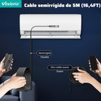 Caméra d'inspection endoscopique, caméra endoscopique HD 1920p, endoscope pour mobile avec sonde de 7,9 mm et 8 LED, caméra d'inspection de canalisations étanche IP68 pour Android et iPhone (5 m) 