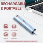 Facial Hair Remover for Women, Face Hair Trimmer with Two Replacement Blades, Rechargeable Women's Facial Shaver, Painless Lady Shavers for Women for Face Hair