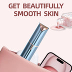 Facial Hair Remover for Women, Face Hair Trimmer with Two Replacement Blades, Rechargeable Women's Facial Shaver, Painless Lady Shavers for Women for Face Hair