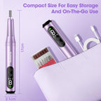 Electric Nail File, Cordless Nail Drill, Pedicure Sets for Feet, Nail Drill, Electric Nail File for Gel/Acrylic Nails and Hard Cuticles