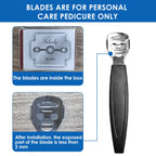 Lima Electrica Pies Durezas, Lima elétrica pies con LED y 3 Cabezales de Recambio Foot File 2 Velocidades, Pedicura Profesional Pies Kit para Pies Callos Pies Eliminar